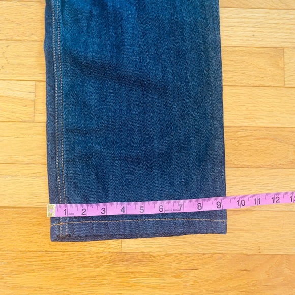 VINTAGE Y2K TOMMY HILFIGER JEANS SIZE 16A DARK WASH STRAIGHT LEG BOYFRIEND NWT - Picture 13 of 15